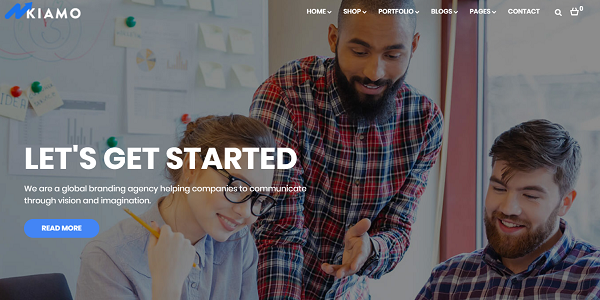 Kiamo - Responsive Business WordPress Theme
