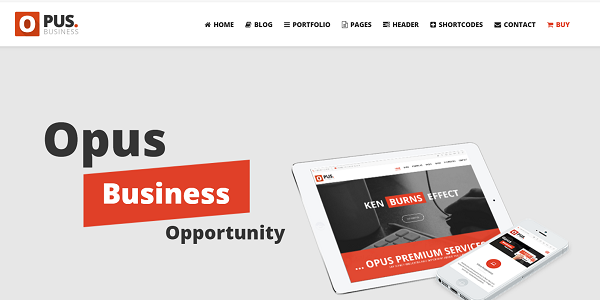 Opus - Multipurpose Business WordPress Theme